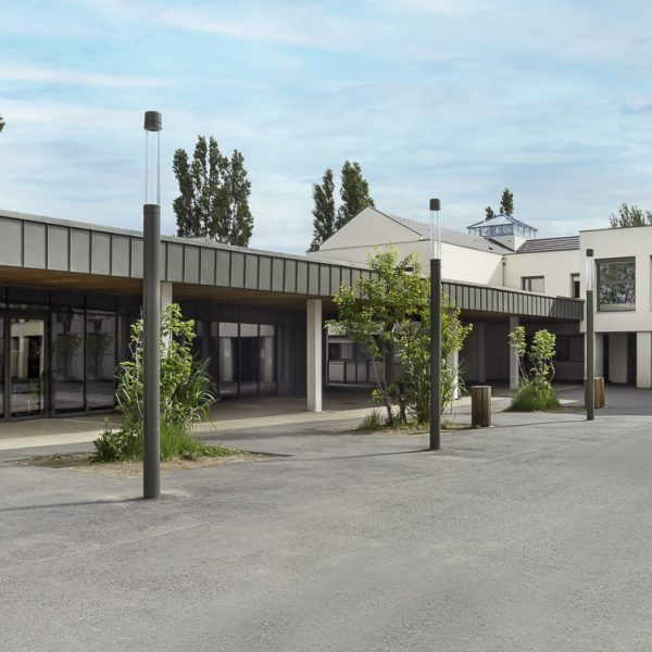 Vue de la cour du collège - ©Yohan Boniface